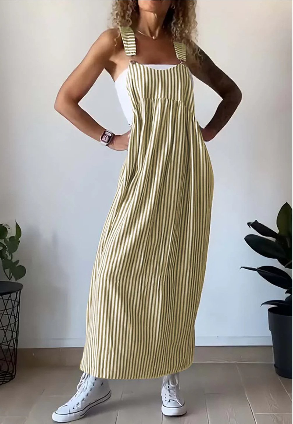 Airy Striped Maxi Comfort
