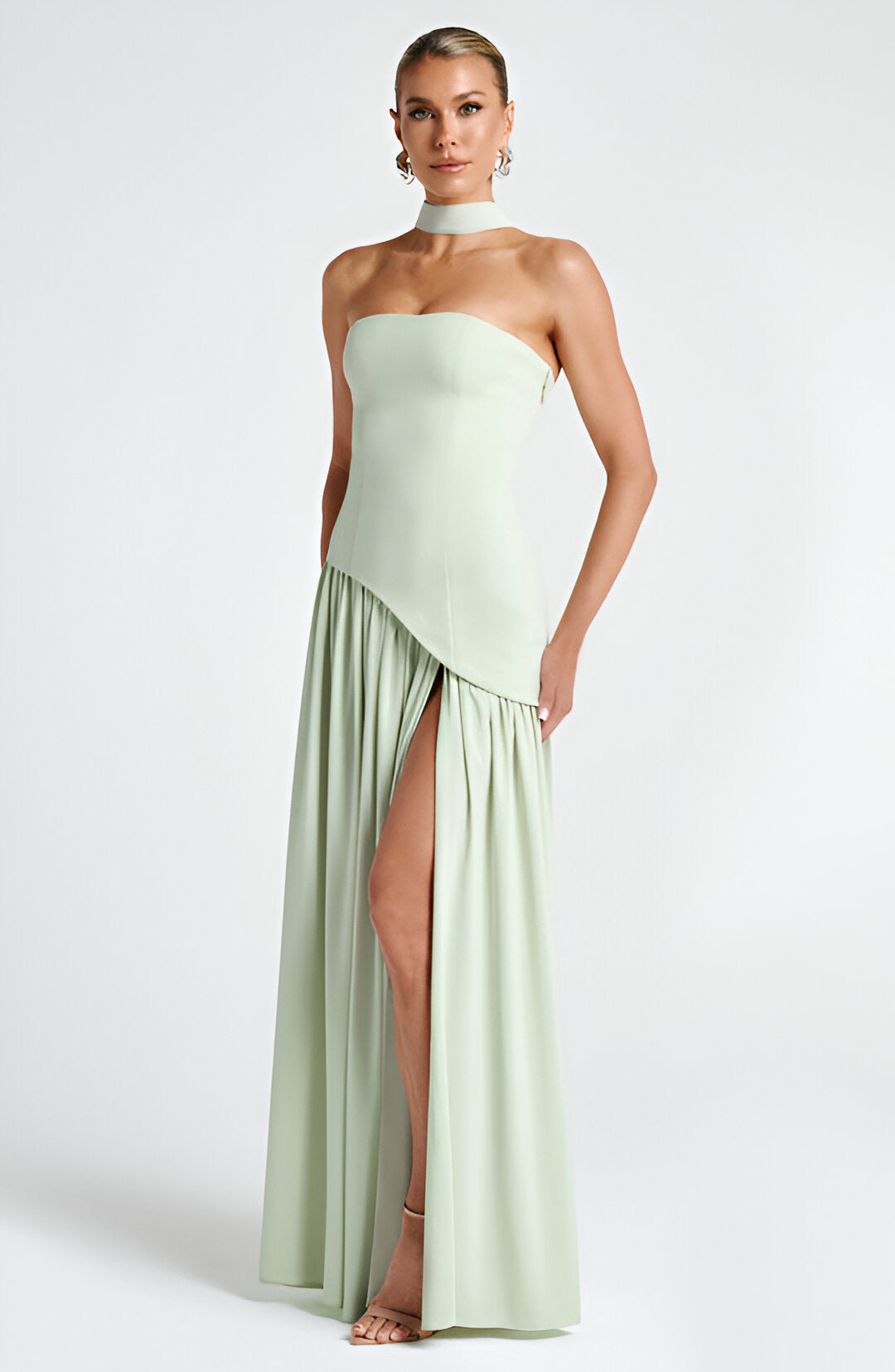 Bold Asymmetric Maxi Dress
