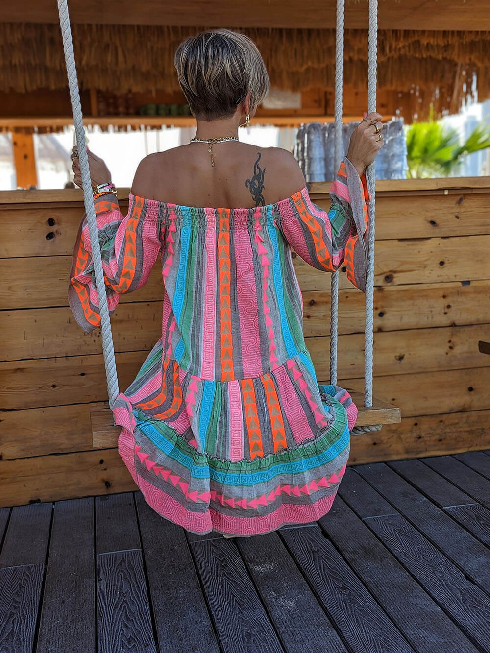 Effortless Boho Mini Dress