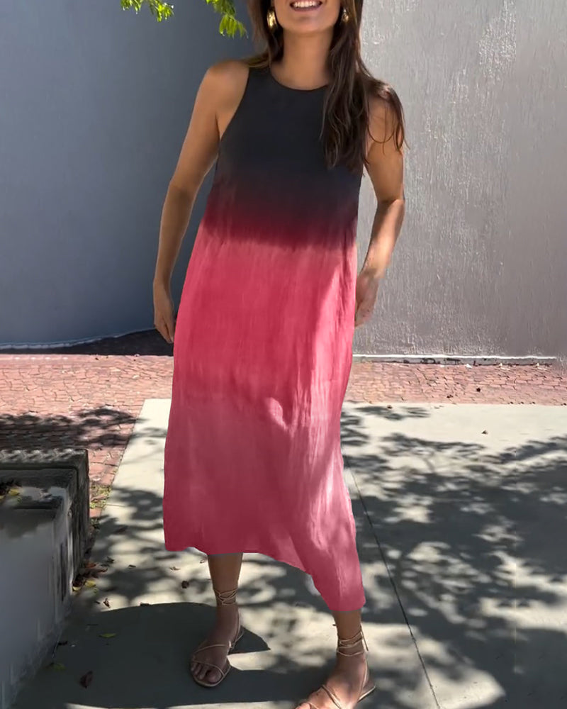 Effortless Chic Gradient Dress