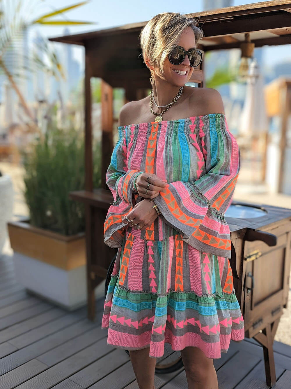 Effortless Boho Mini Dress