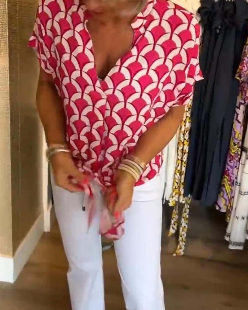 Effortless Chic Geometric Top