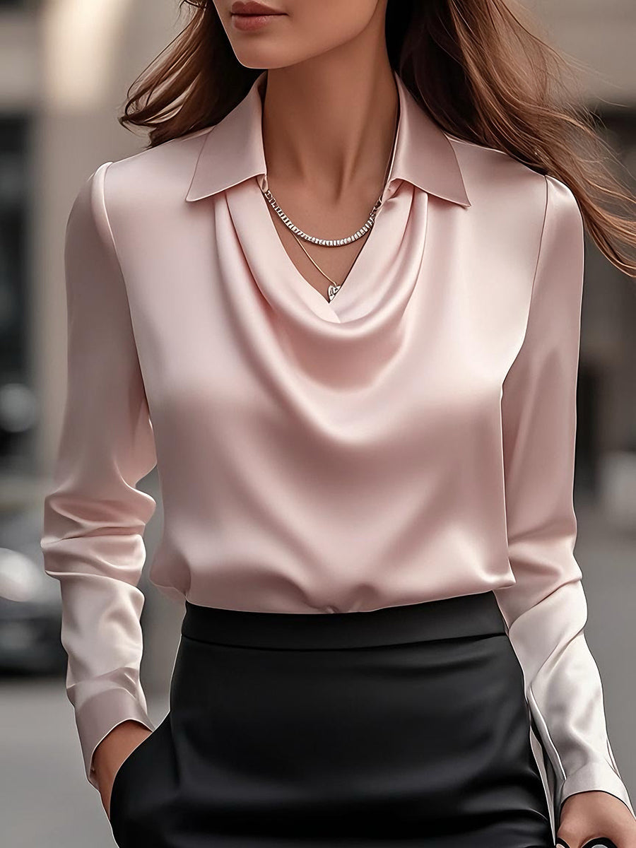 Chic Satin Blouse for Effortless Style