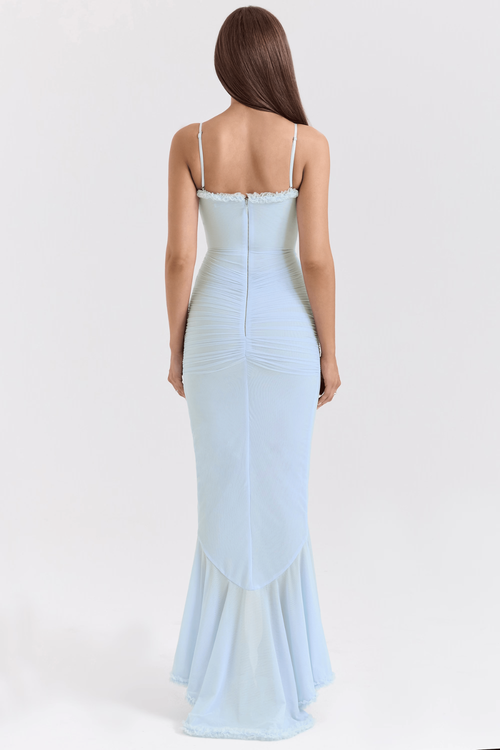 Flattering Celebration Ruffle Gown