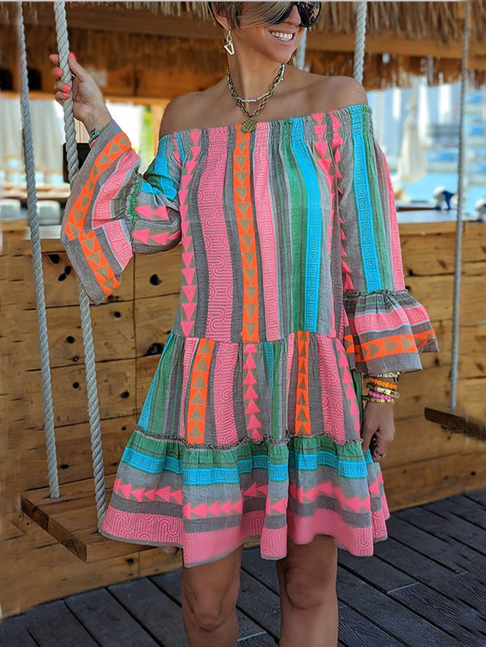 Effortless Boho Mini Dress