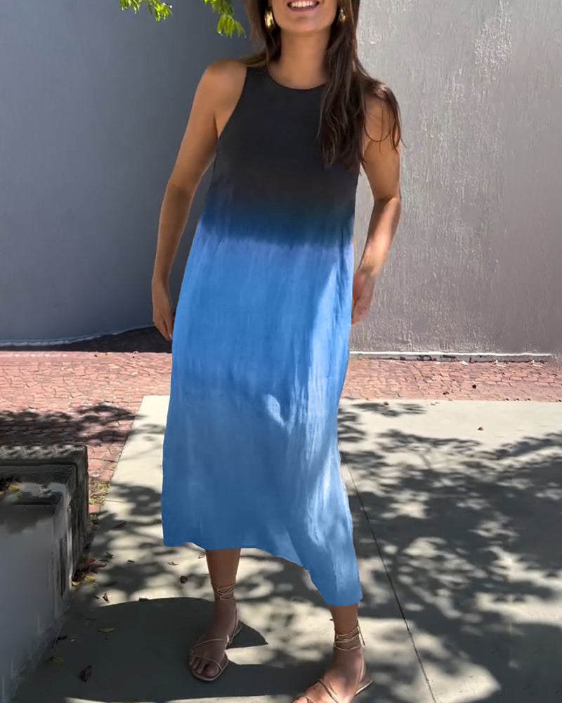 Effortless Chic Gradient Dress