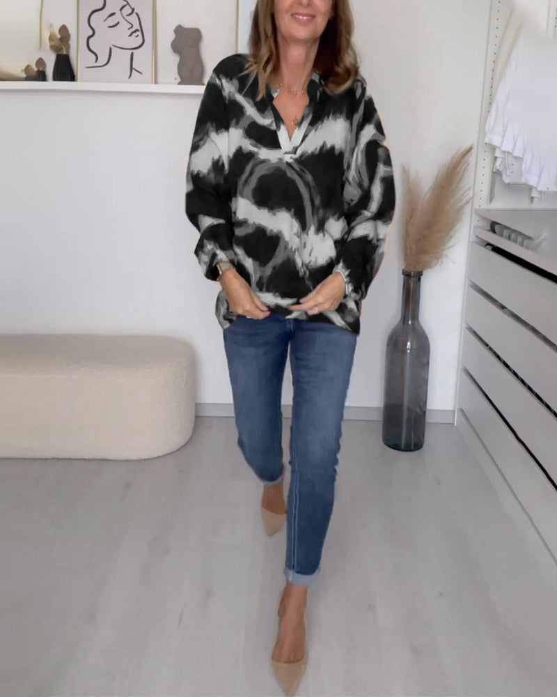Effortless Elegance V-Neck Top