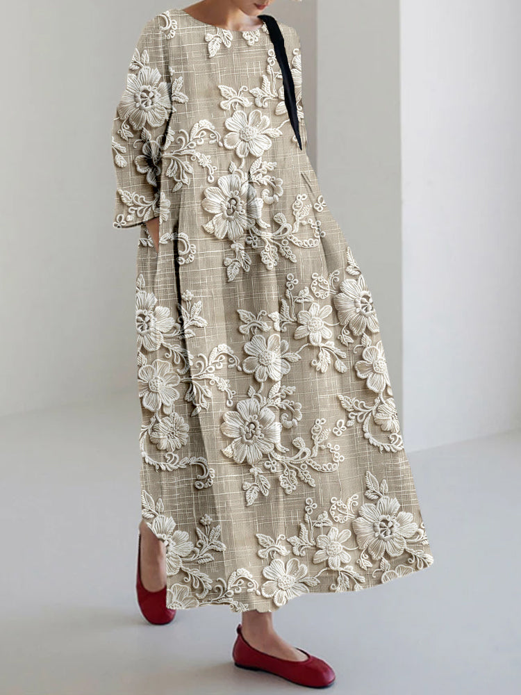 Effortless Elegance Floral Maxi Dress