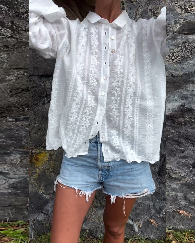 Timeless Chic Button-Up Polo