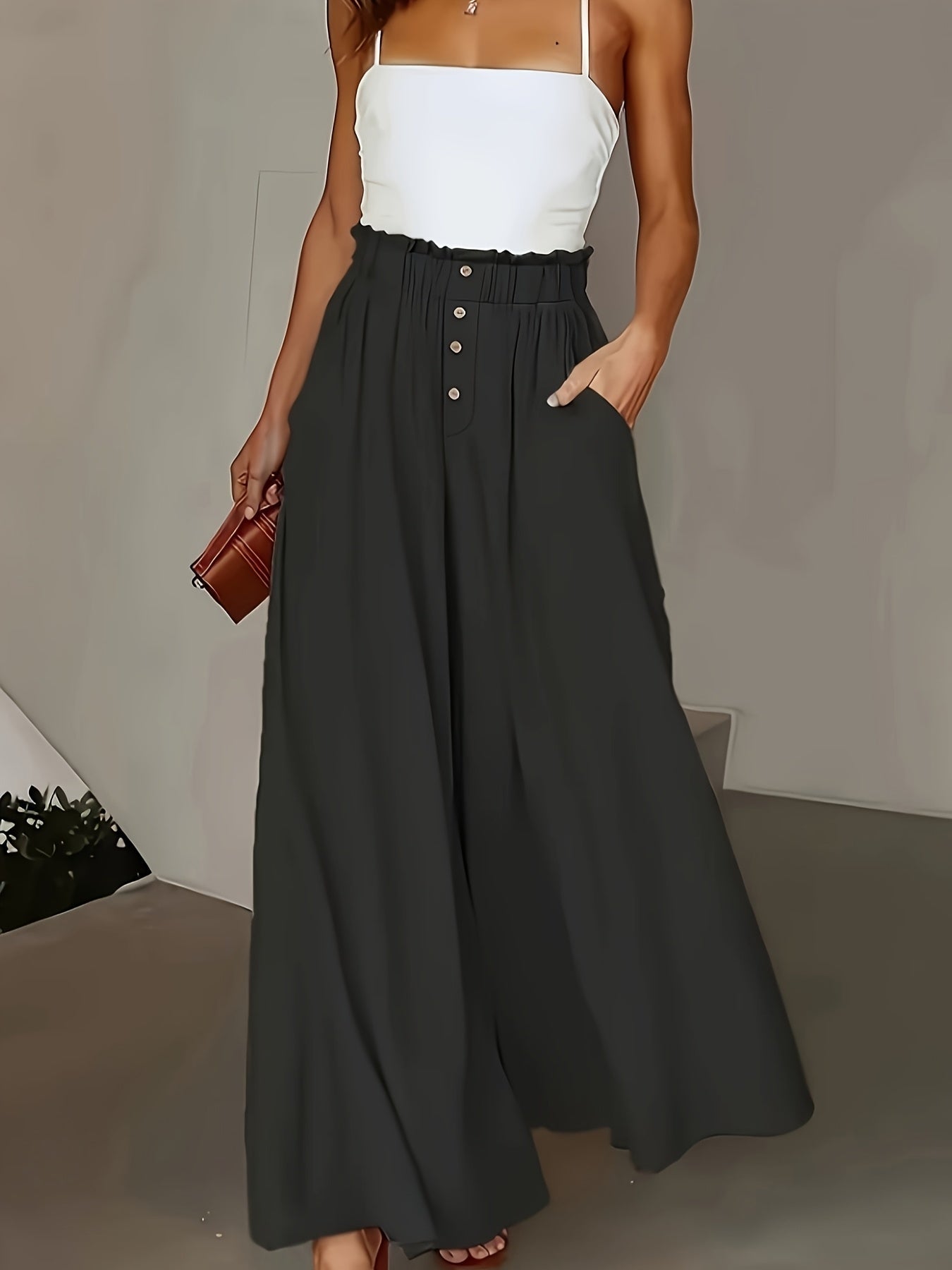 Flattering Wide-Leg Trousers