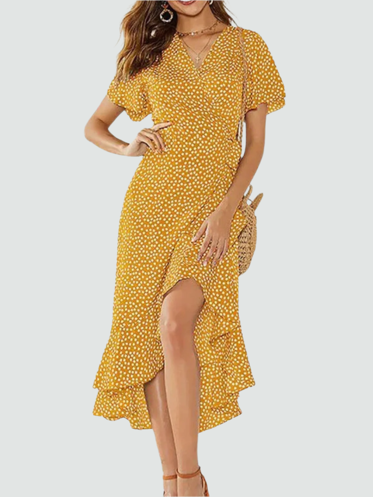 Effortlessly Chic Boho Floral Maxi Dress