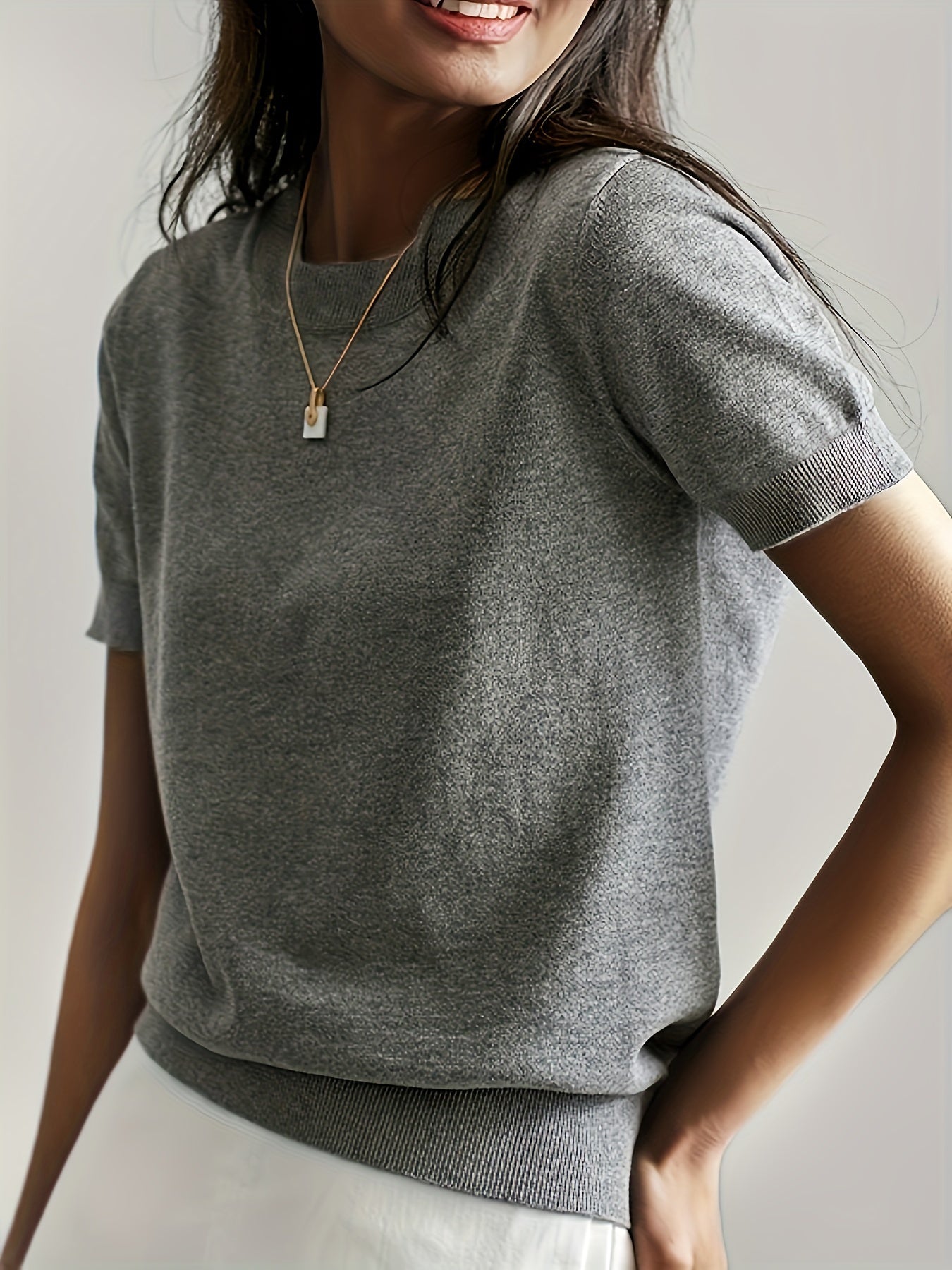 Flattering Cashmere-Blend Sweater