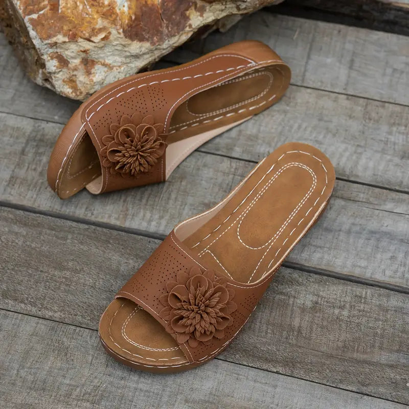 All-Day Floral Comfort Sandals