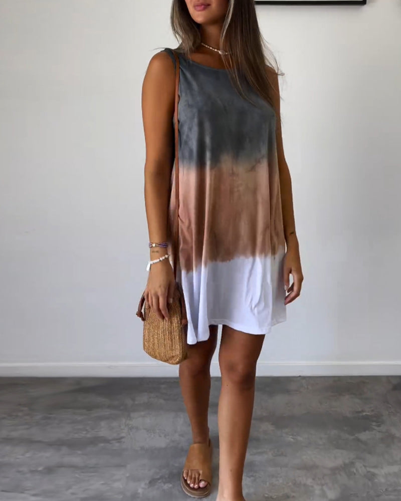 Effortlessly Chic Tie Dye Dress