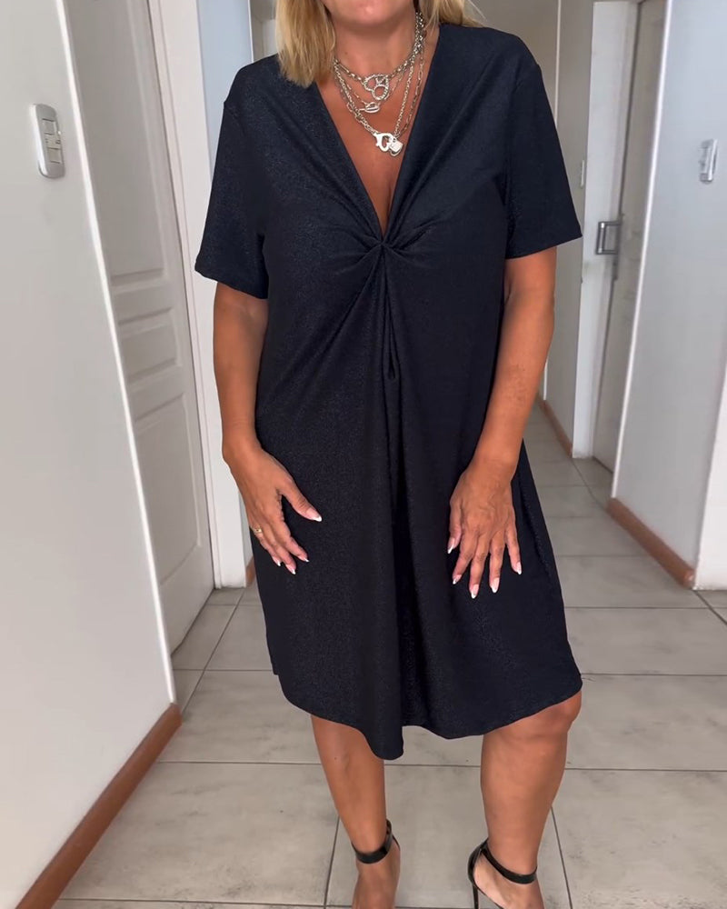 Effortless Style V-Neck Dress