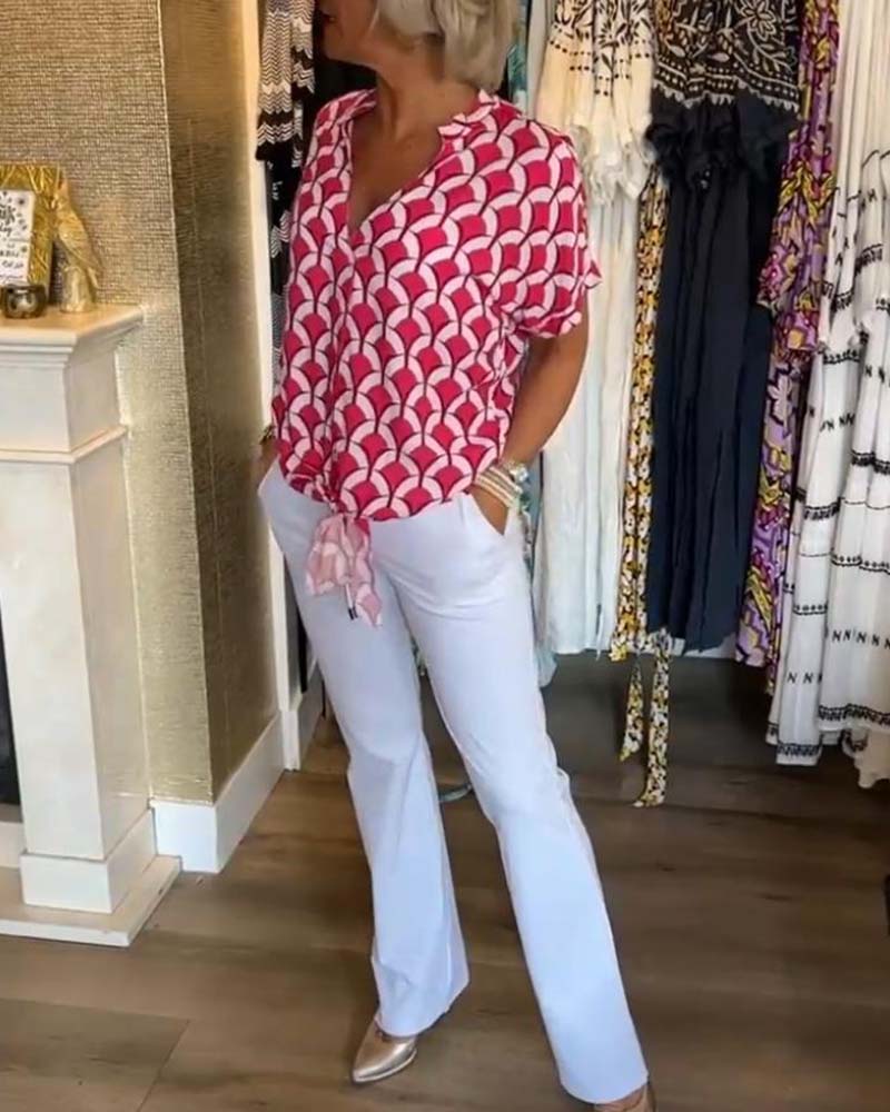 Effortless Chic Geometric Top