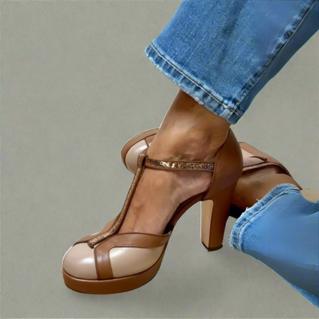 Elegant Pain-Free Heeled Sandals