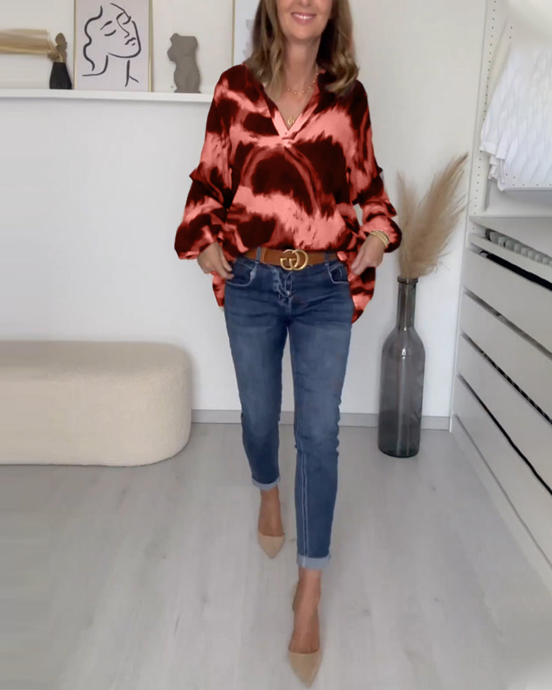 Effortless Elegance V-Neck Top