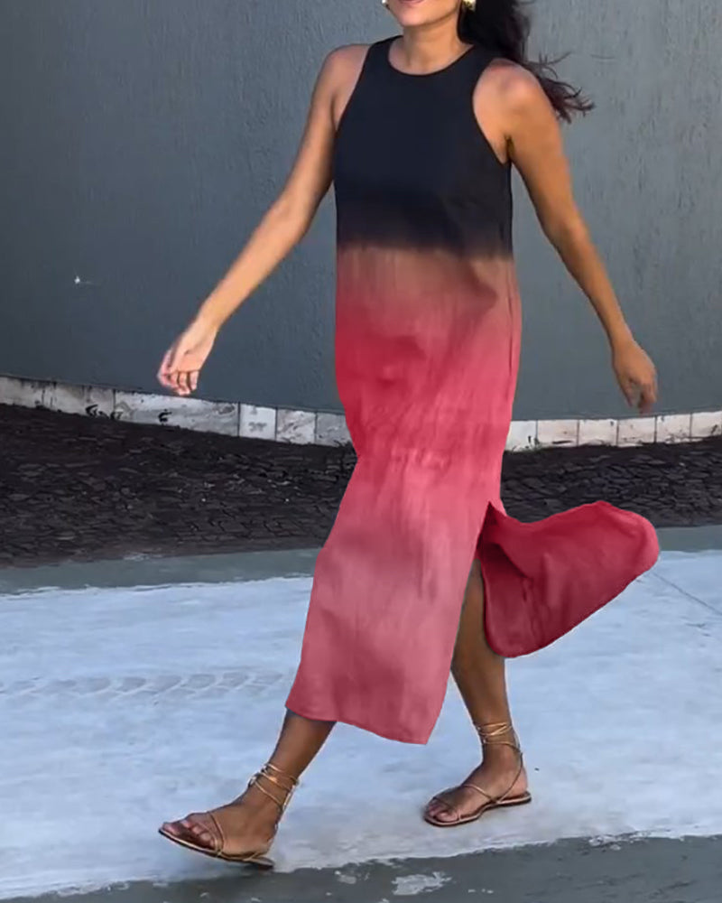 Effortless Chic Gradient Dress
