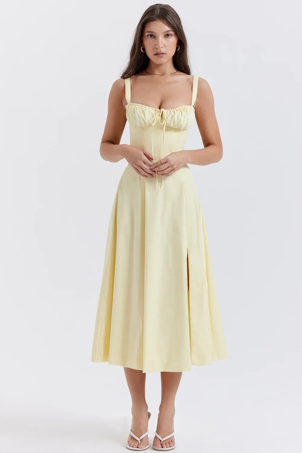 Chic All-Day Comfort Corset Dress