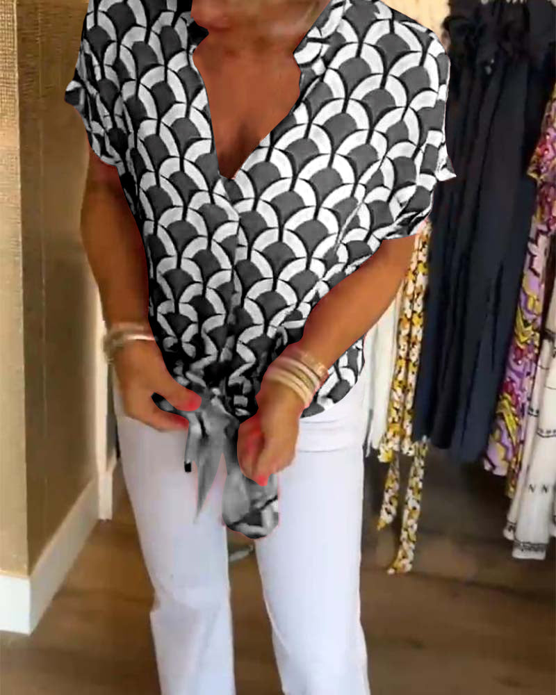 Effortless Chic Geometric Top