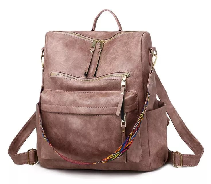 Premium Leather Backpack for Everyday Sophistication