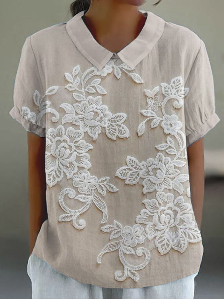 Effortless Vintage Floral Shirt