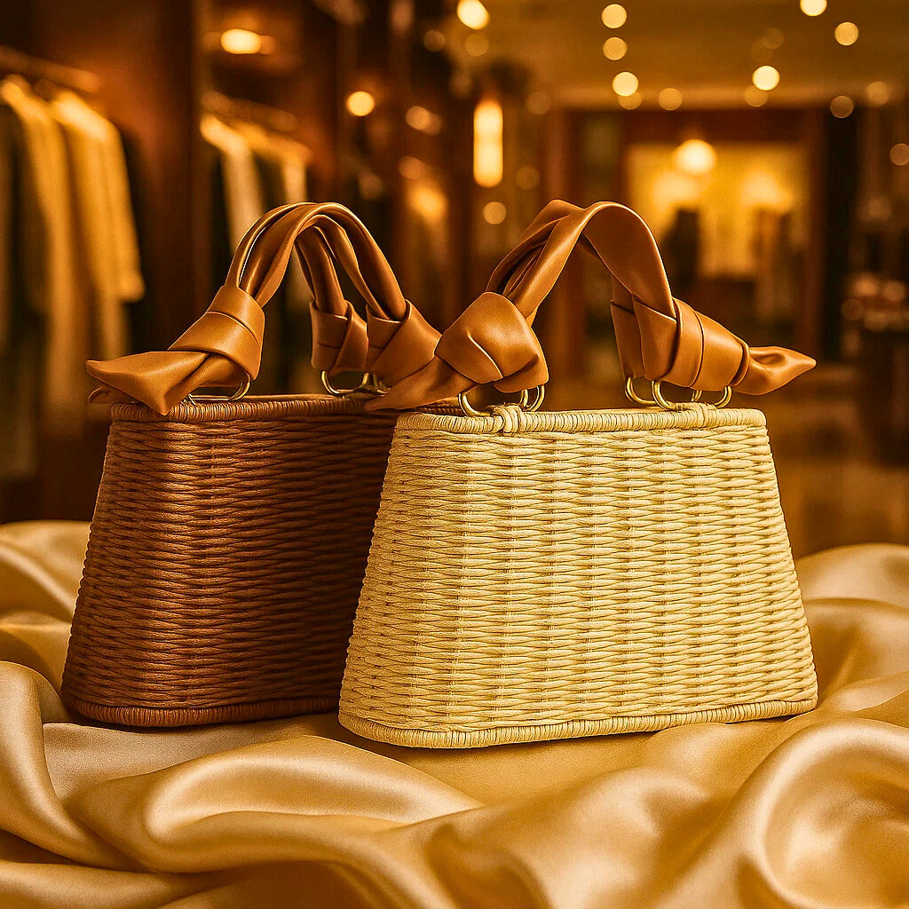 Roomy Silk-Lined Tote