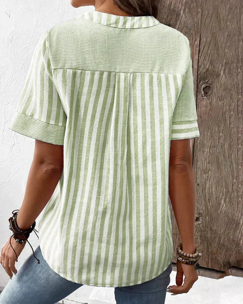 Soft-Stripes Blouse