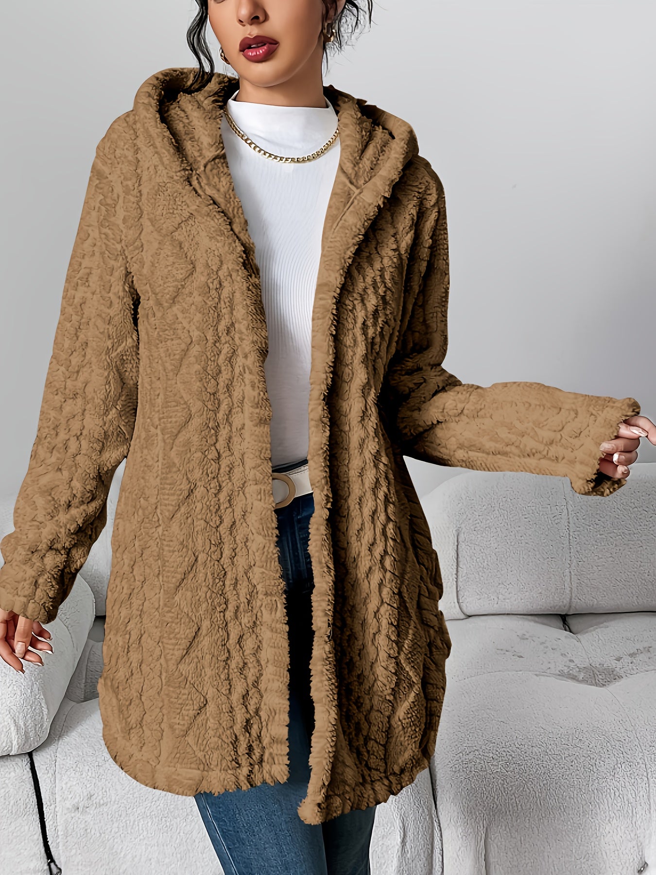 Cozy-Fleece Cardigan