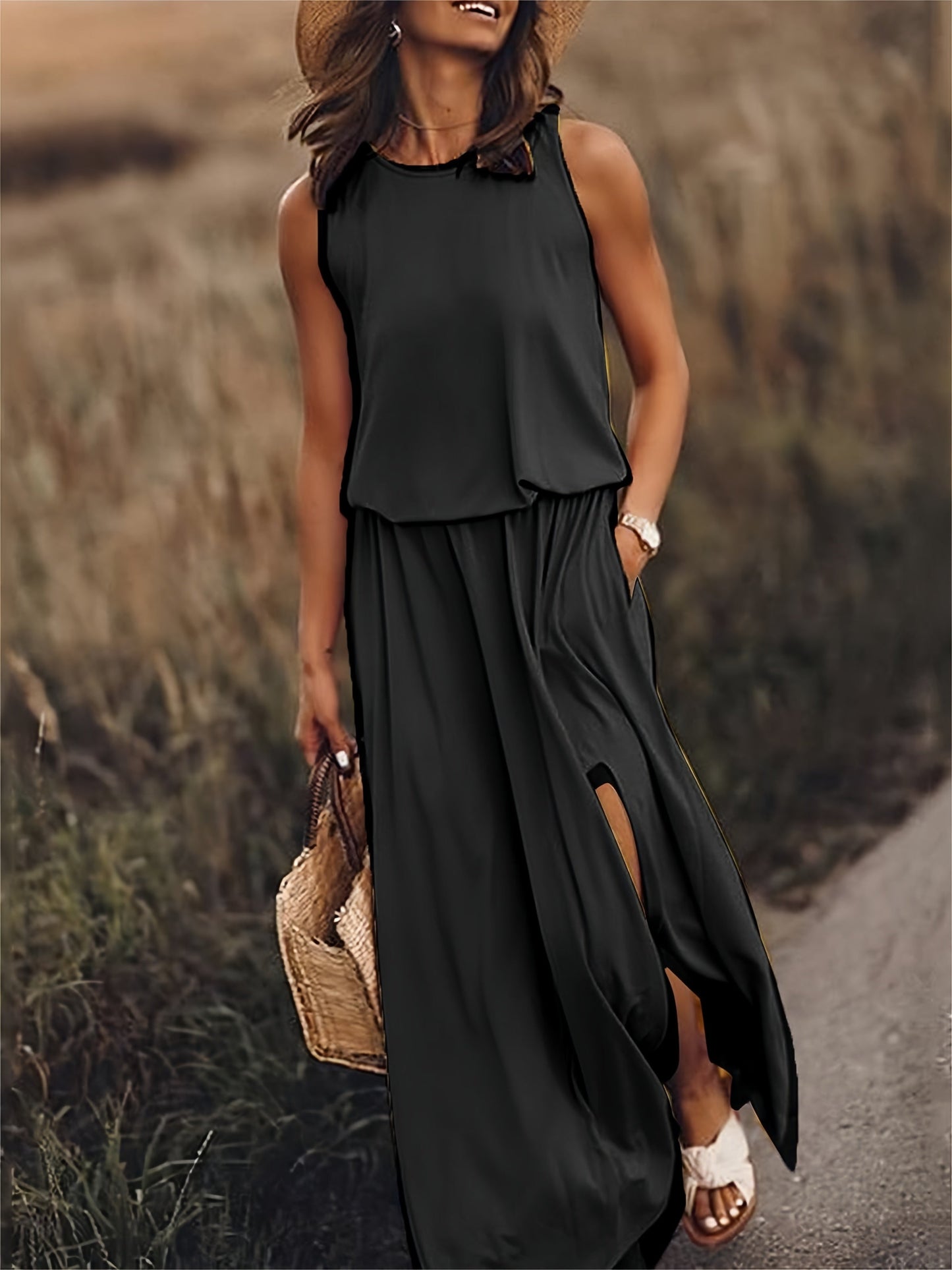 Eco-Soft Modal Maxi Dress
