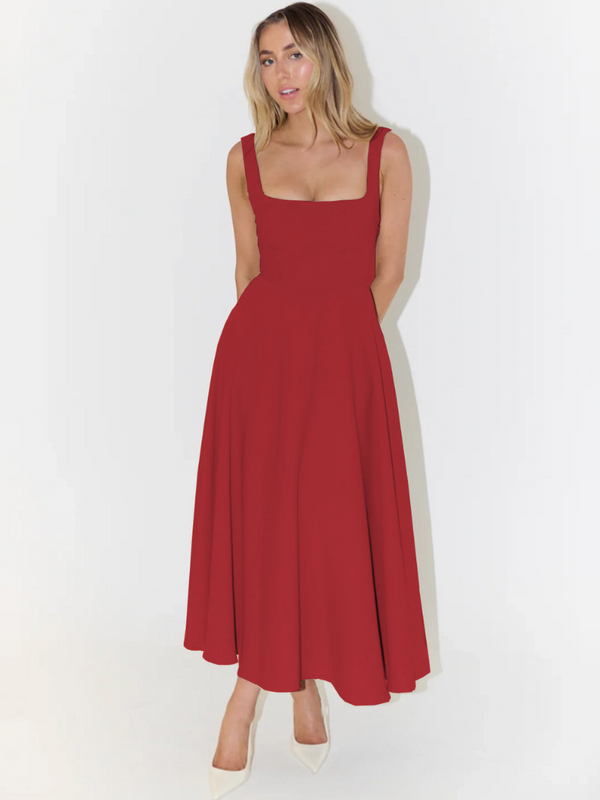 Figure Enhancing Midi Dress