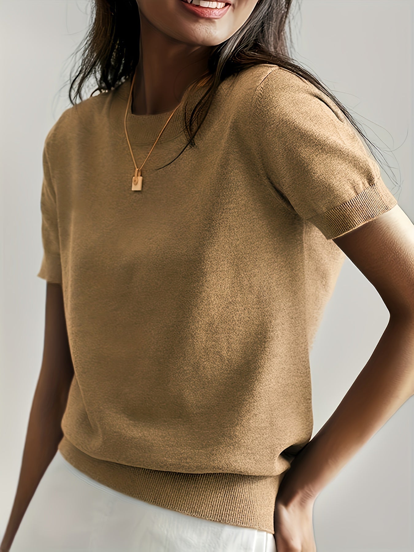 Flattering Cashmere-Blend Sweater