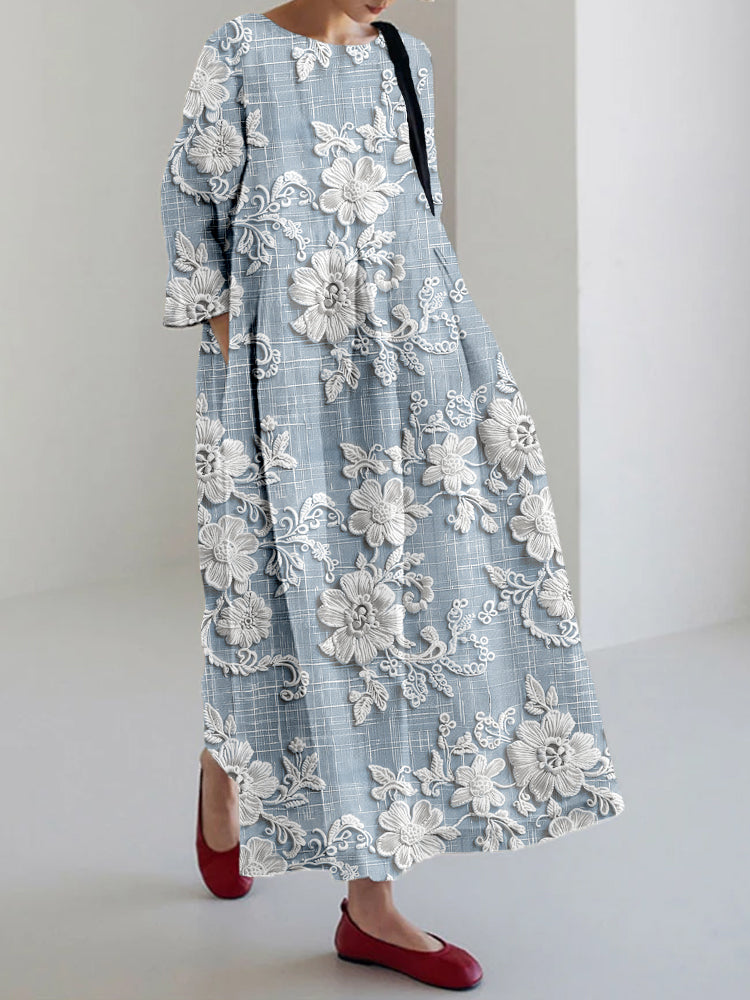 Effortless Elegance Floral Maxi Dress