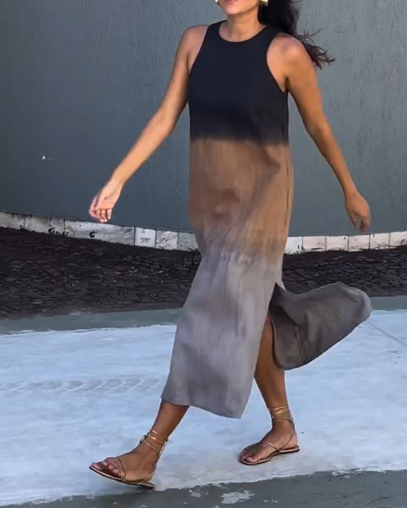 Effortless Chic Gradient Dress