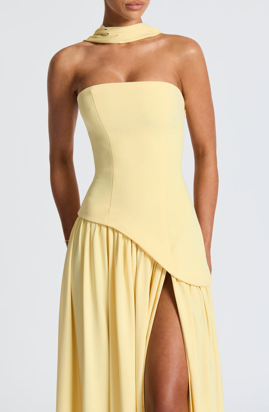 Bold Asymmetric Maxi Dress