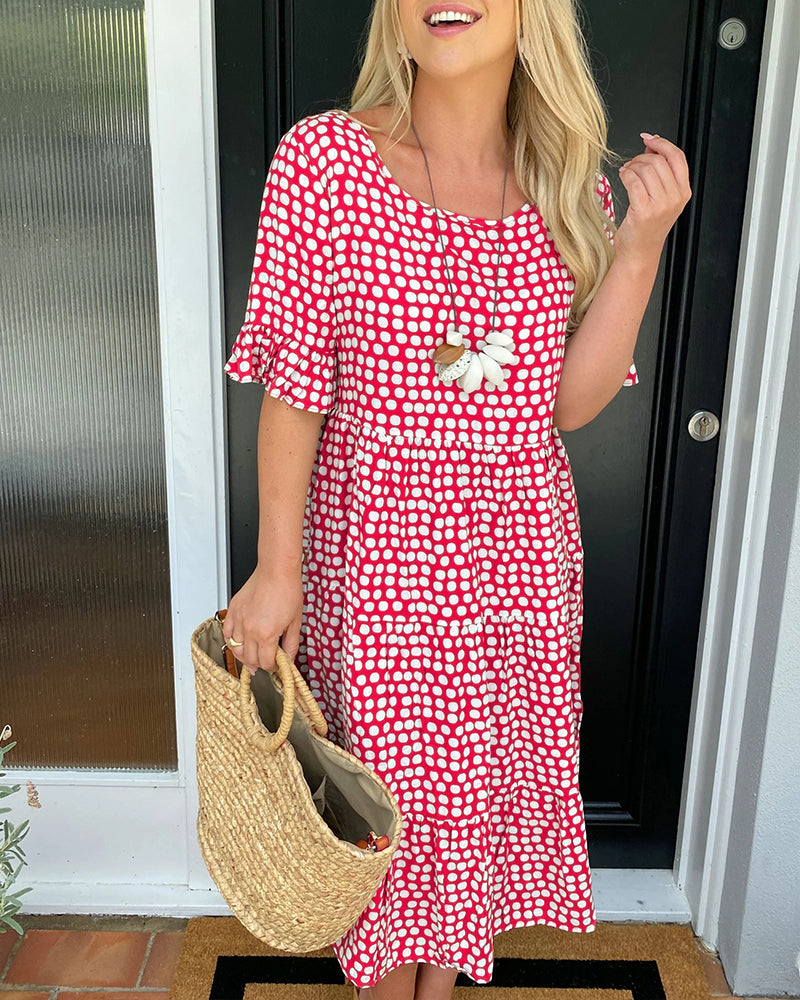 Flirty Vintage Polka Dot Dress