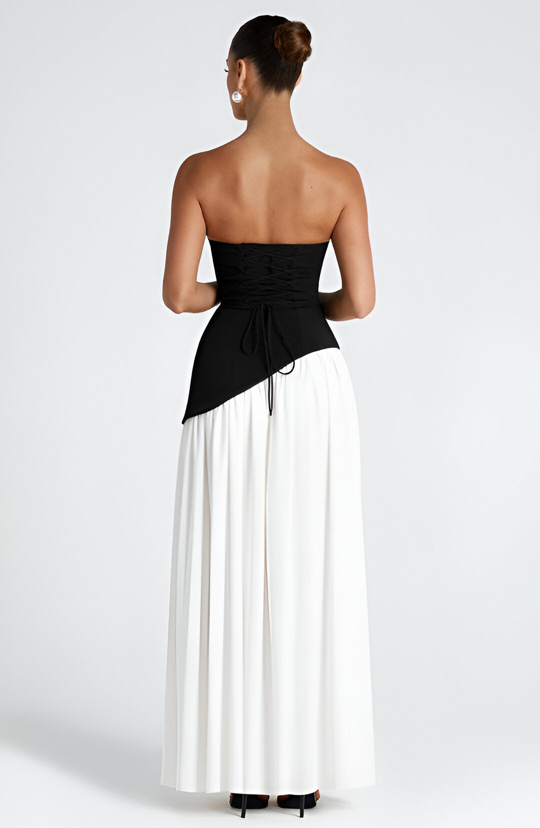 Bold Asymmetric Maxi Dress