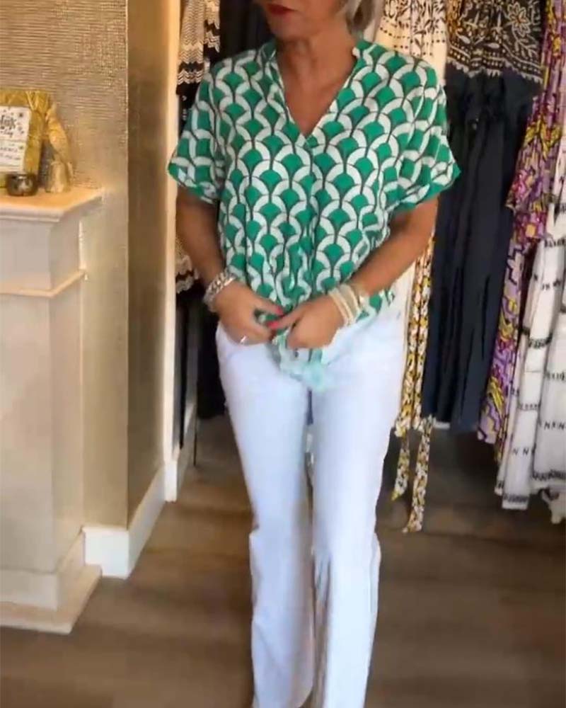 Effortless Chic Geometric Top