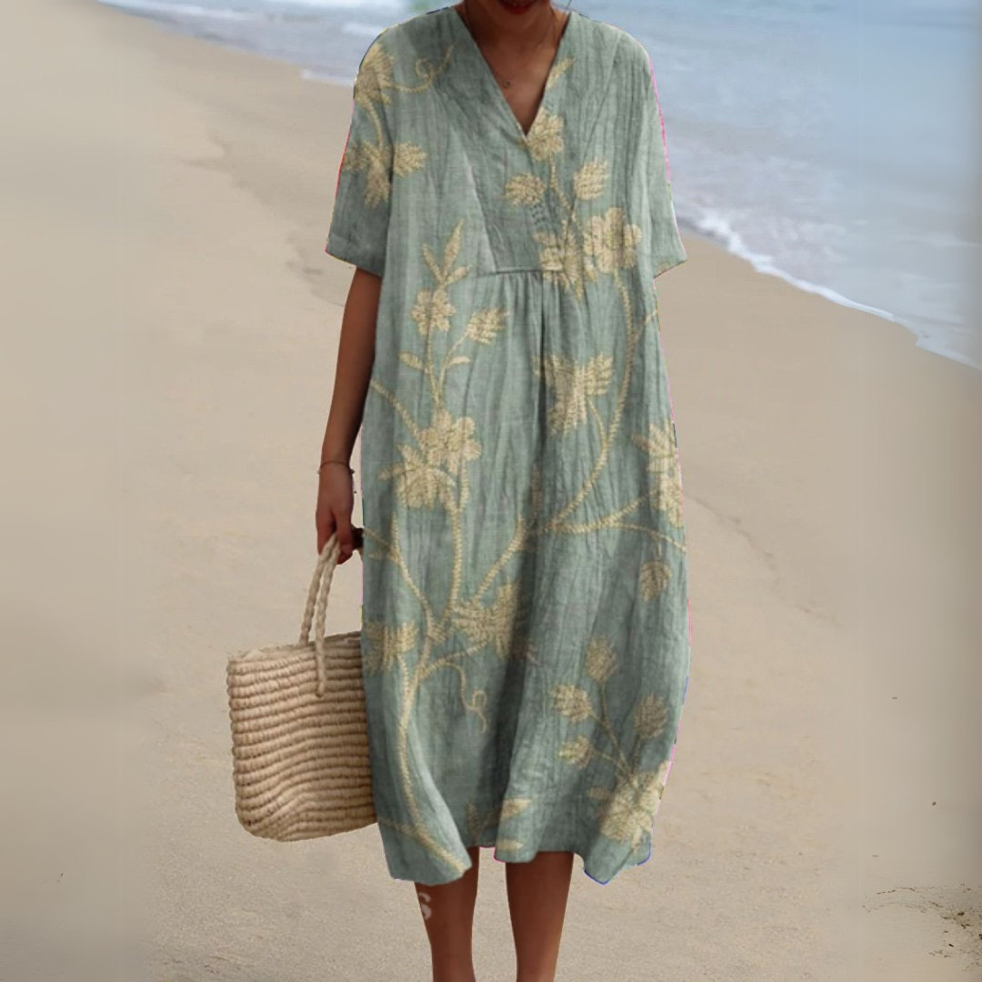 Radiant Floral Summer Dress