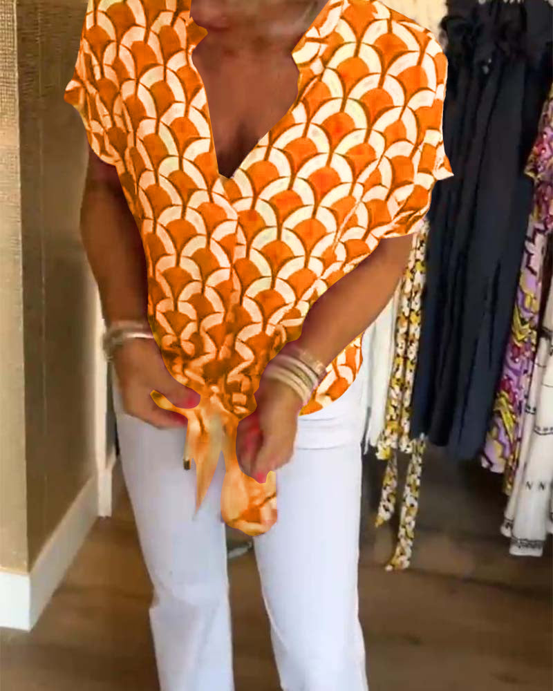 Effortless Chic Geometric Top