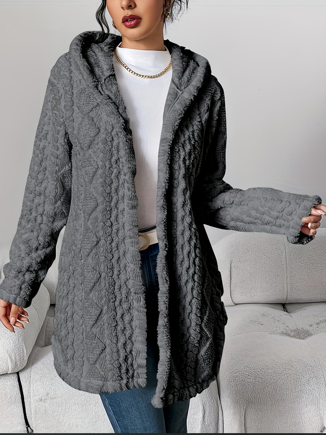 Cozy-Fleece Cardigan