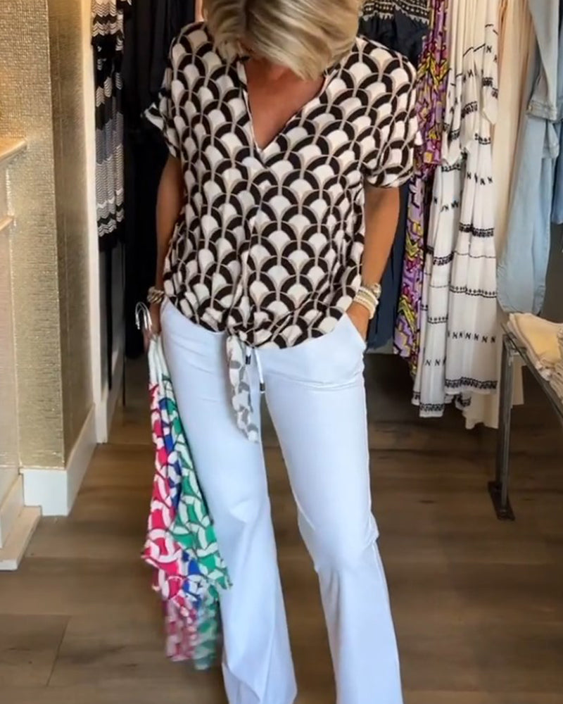 Effortless Chic Geometric Top