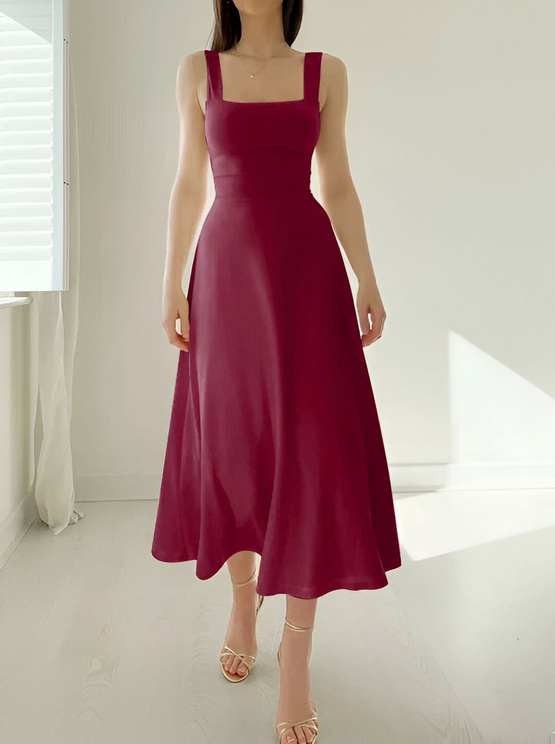 Effortless Chic Midi Dress