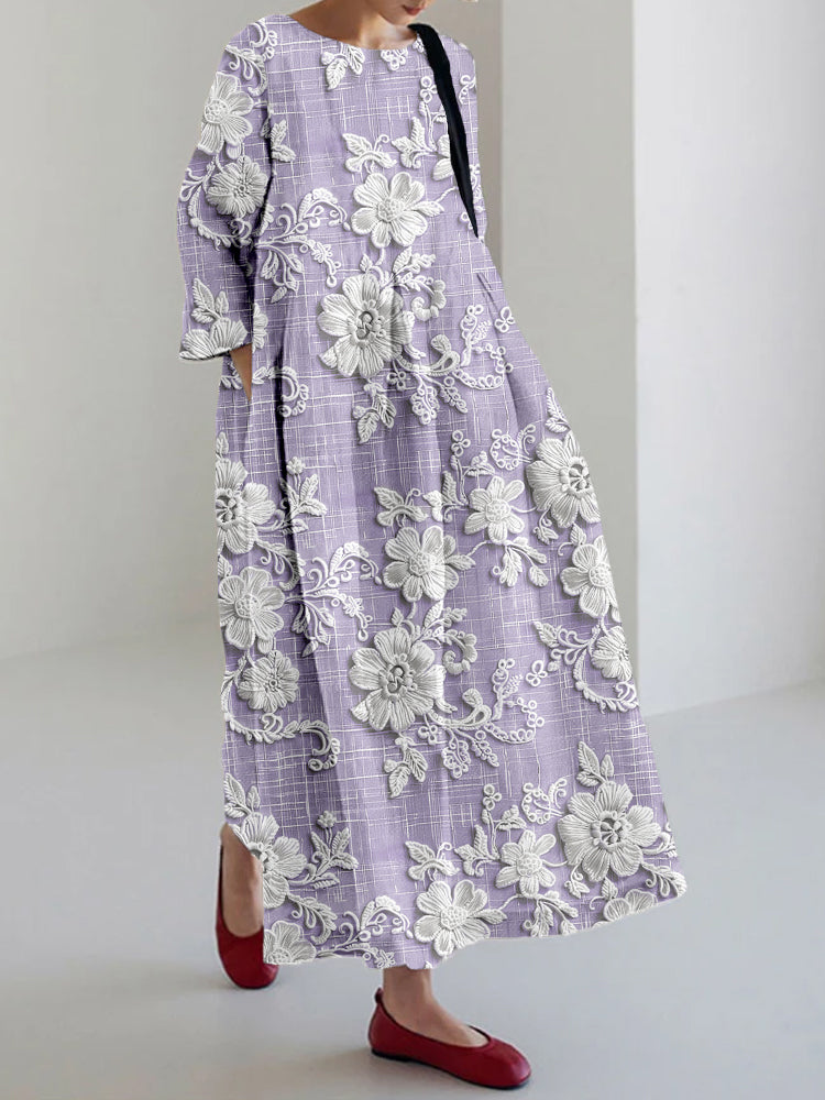 Effortless Elegance Floral Maxi Dress