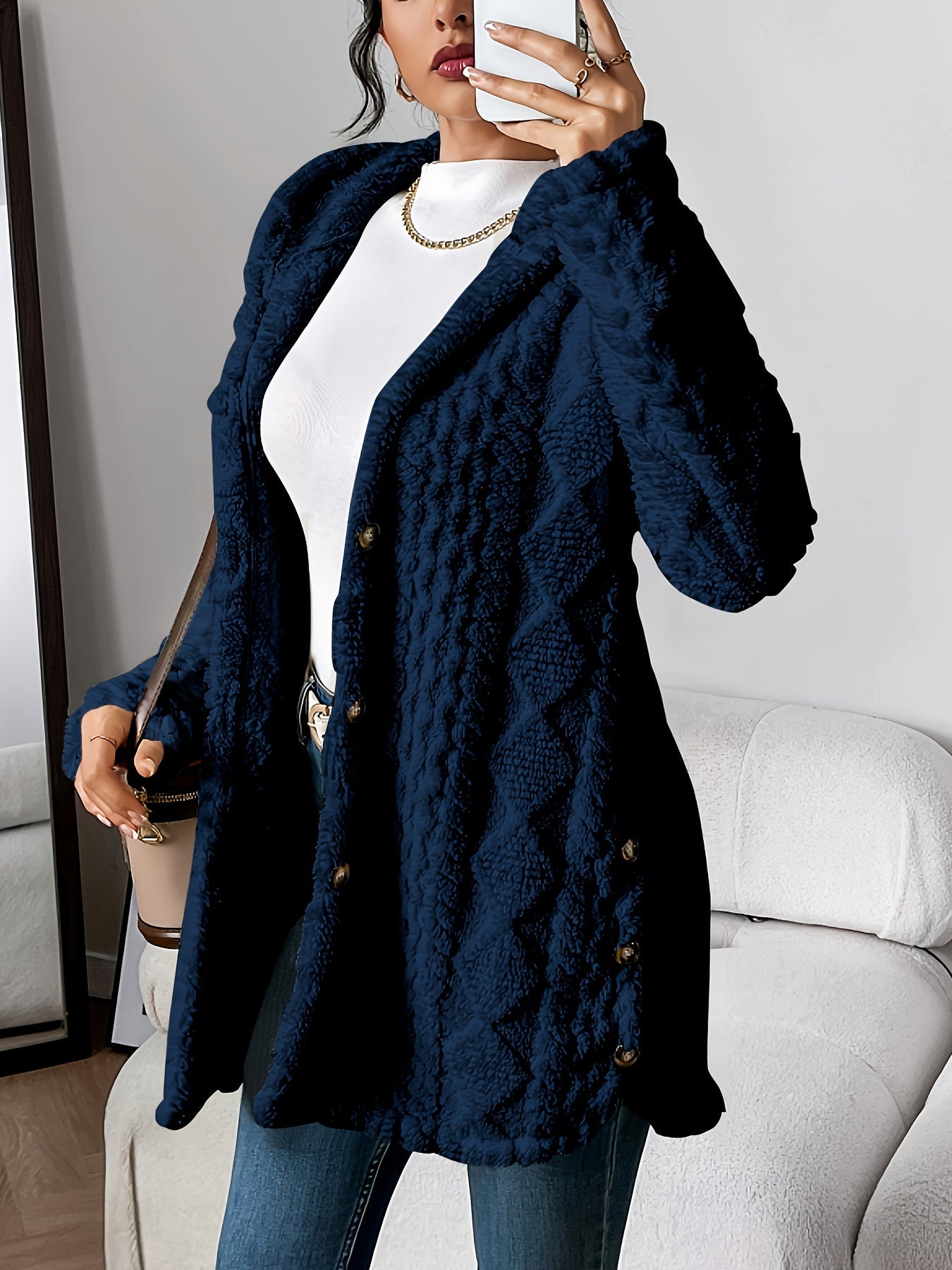 Cozy-Fleece Cardigan