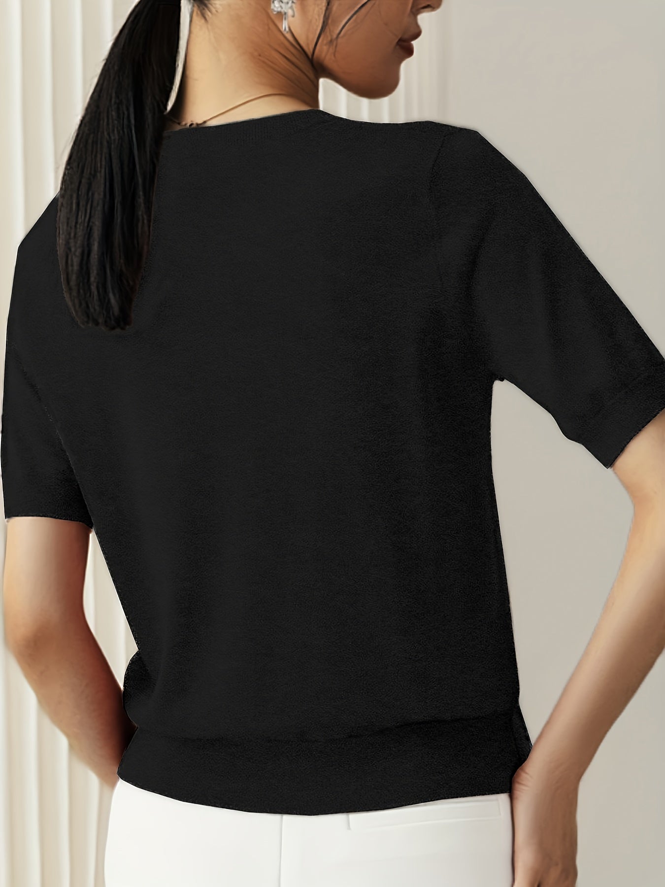 Flattering Cashmere-Blend Sweater