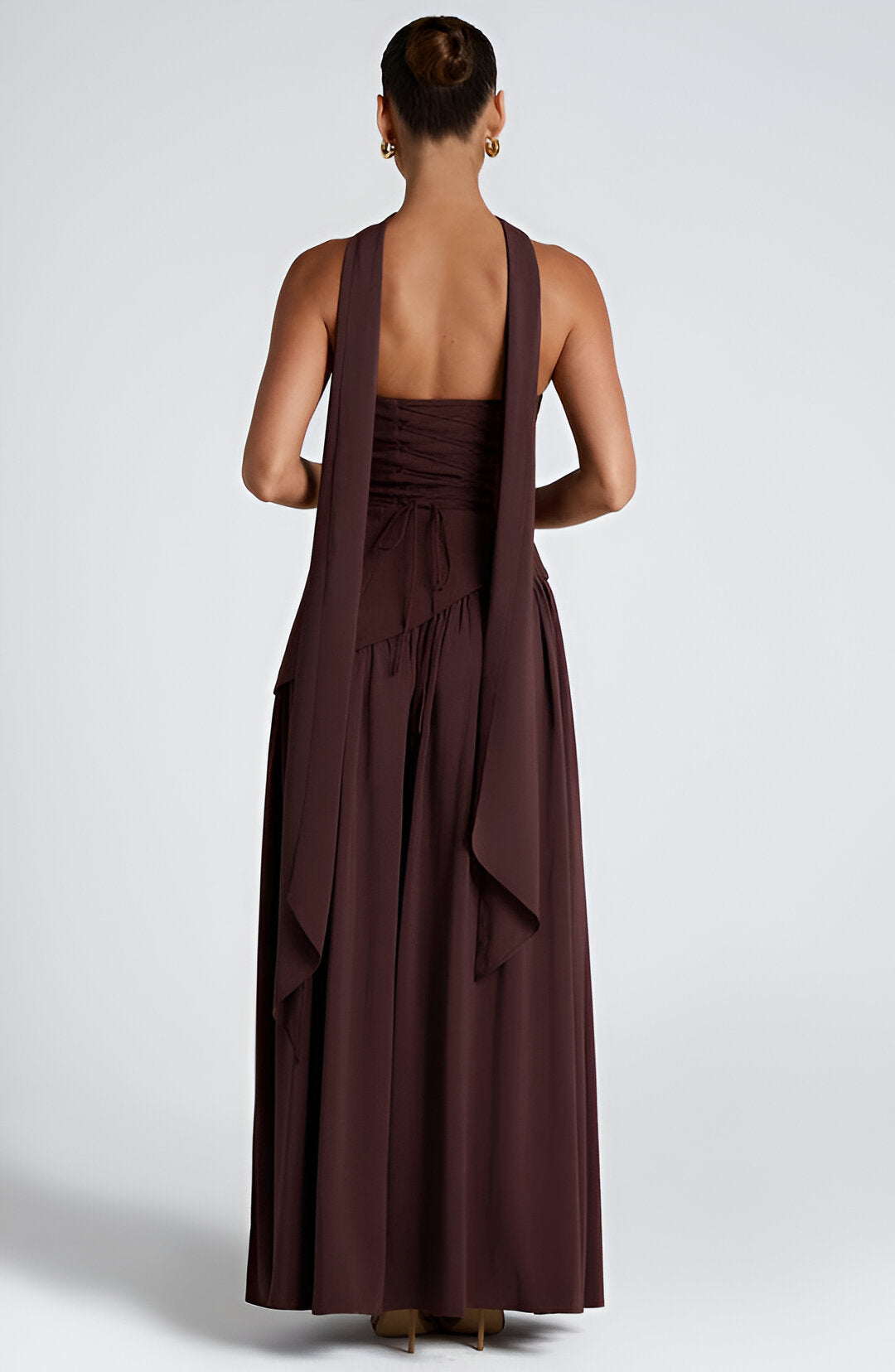 Bold Asymmetric Maxi Dress