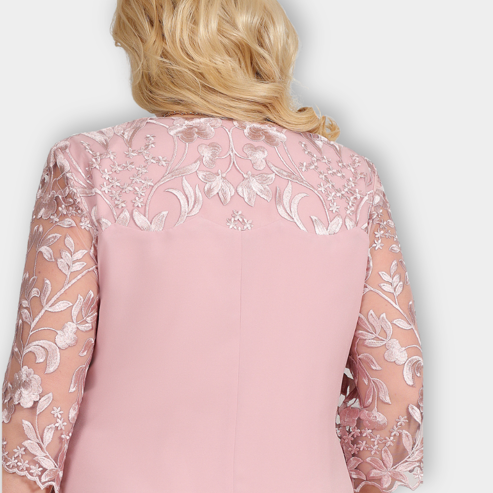 Elegant Confidence Plus-Size Banquet Dress