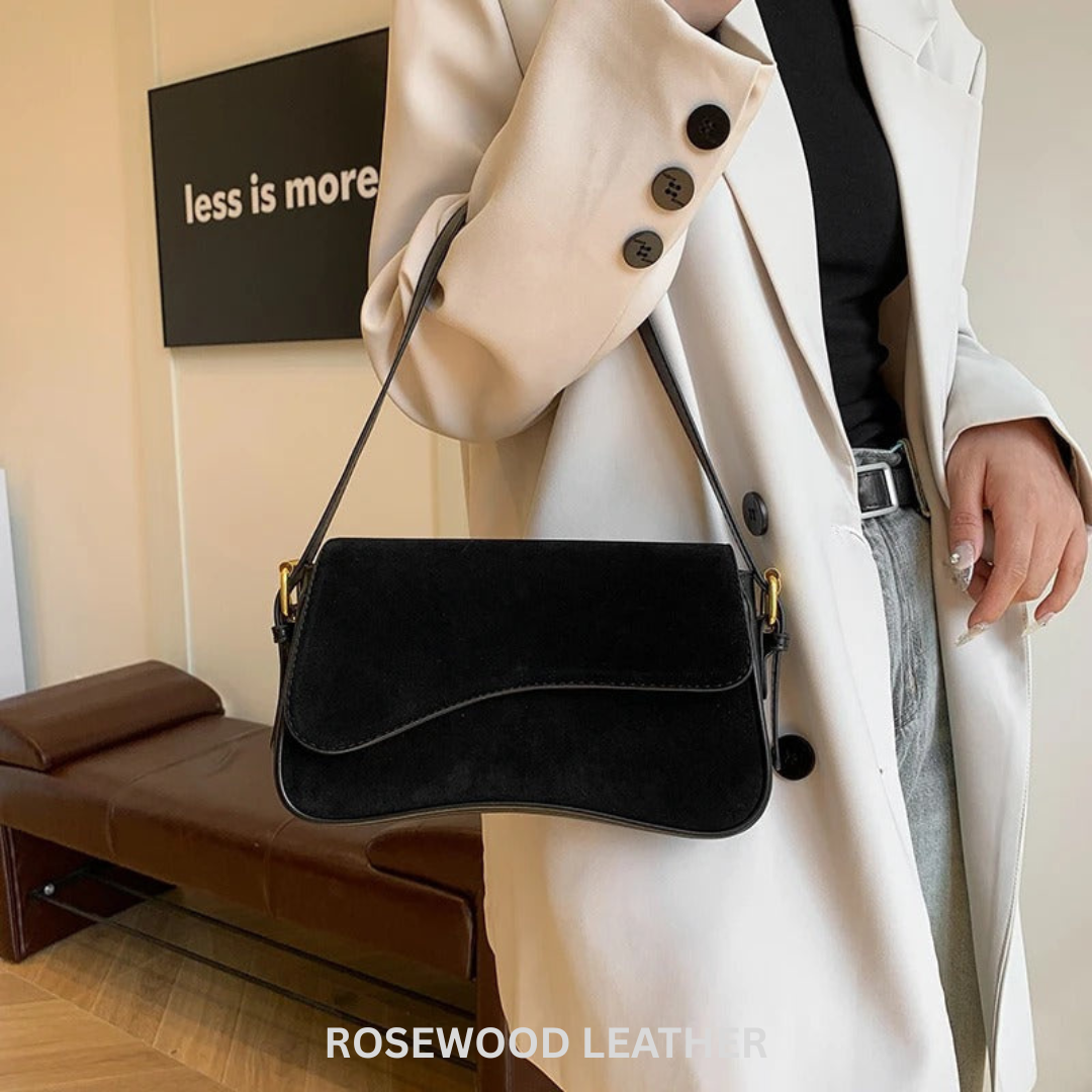 Suede-Luxe Shoulder Bag